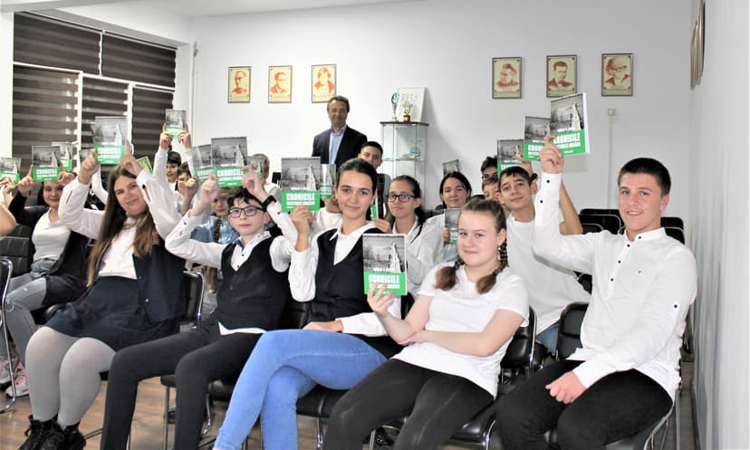 Prezentarea volumului „Cronicile Misterele Dunării” vol. 4…, ÎN TURNEU, la clasa a VII-a, Școala Gimnazială Nr. 12 Tulcea