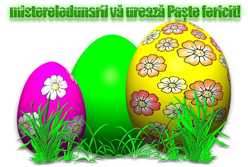 Misterele Dunării vă urează: Paște fericit alături de familie și prieteni!